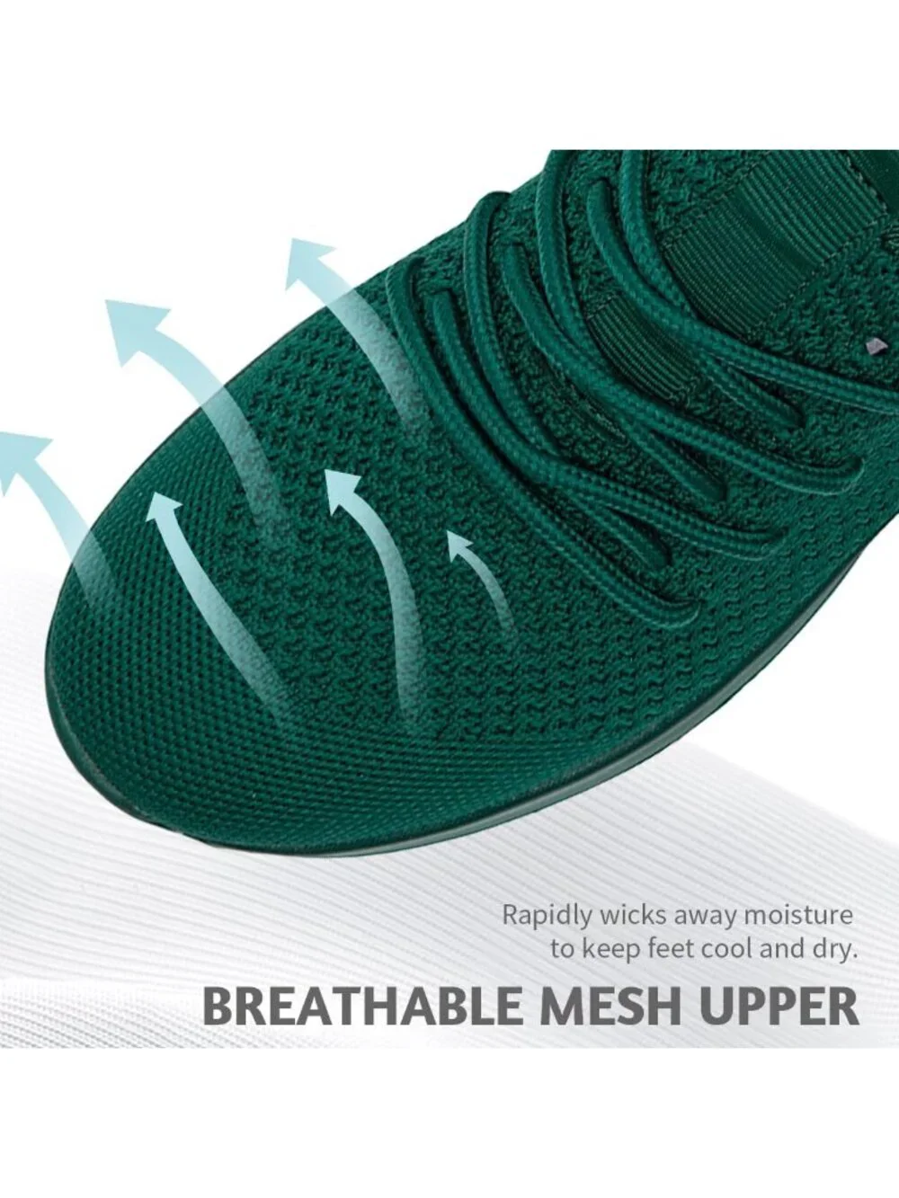 Men's Green Running Shoes Sneakers Tennis Fitness Athletic Shoes Non Slip Shoes